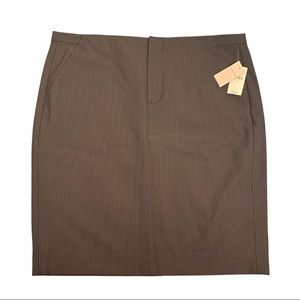 NWT GAP Black Pinstripe Pencil Skirt